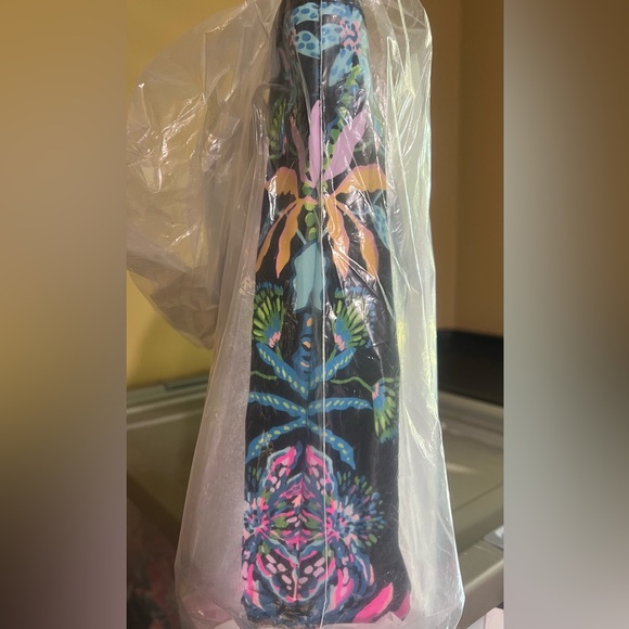 NWT NIP Lilly Pulitzer Meena X large tote Onyx Paradise Glow - Picture 7 of 9